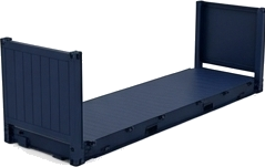 40' Flat Rack контейнер